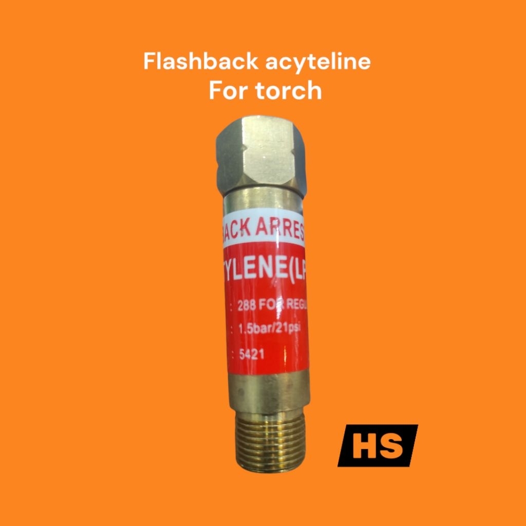 Flashback Acyteline for torch / flashback Arrestor acyteline LPG