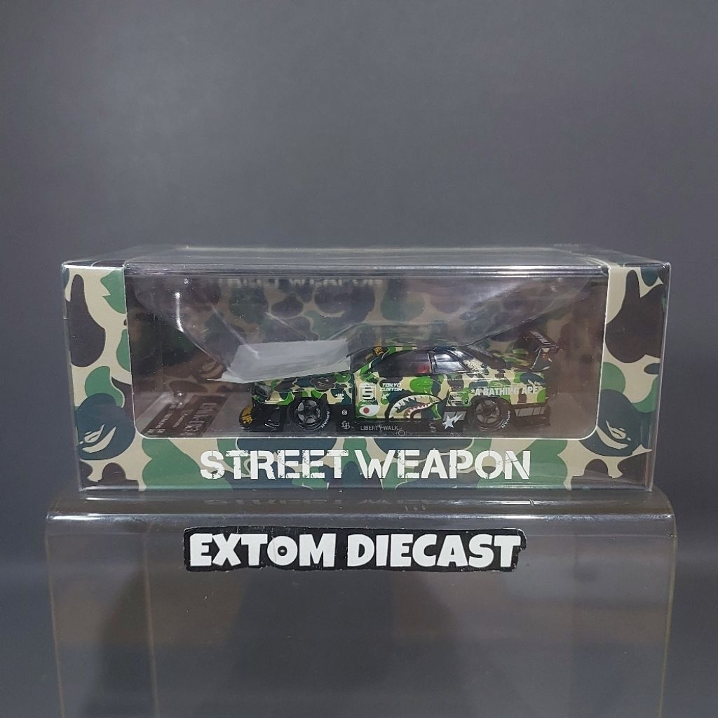Street Weapon Nissan Skyline R34 LBWK Bape