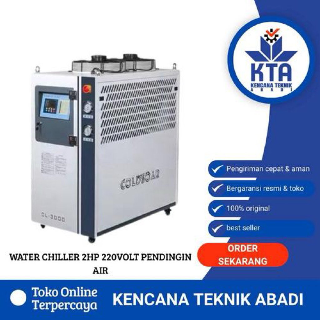 Water Chiller 2HP 220Volt Pendingin Air