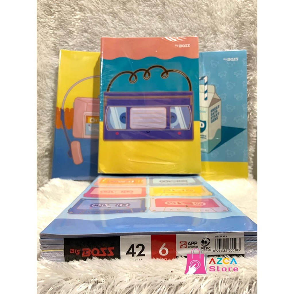 

[Satu Pack] Buku Tulis Big Boss 42 Lembar (6pcs)