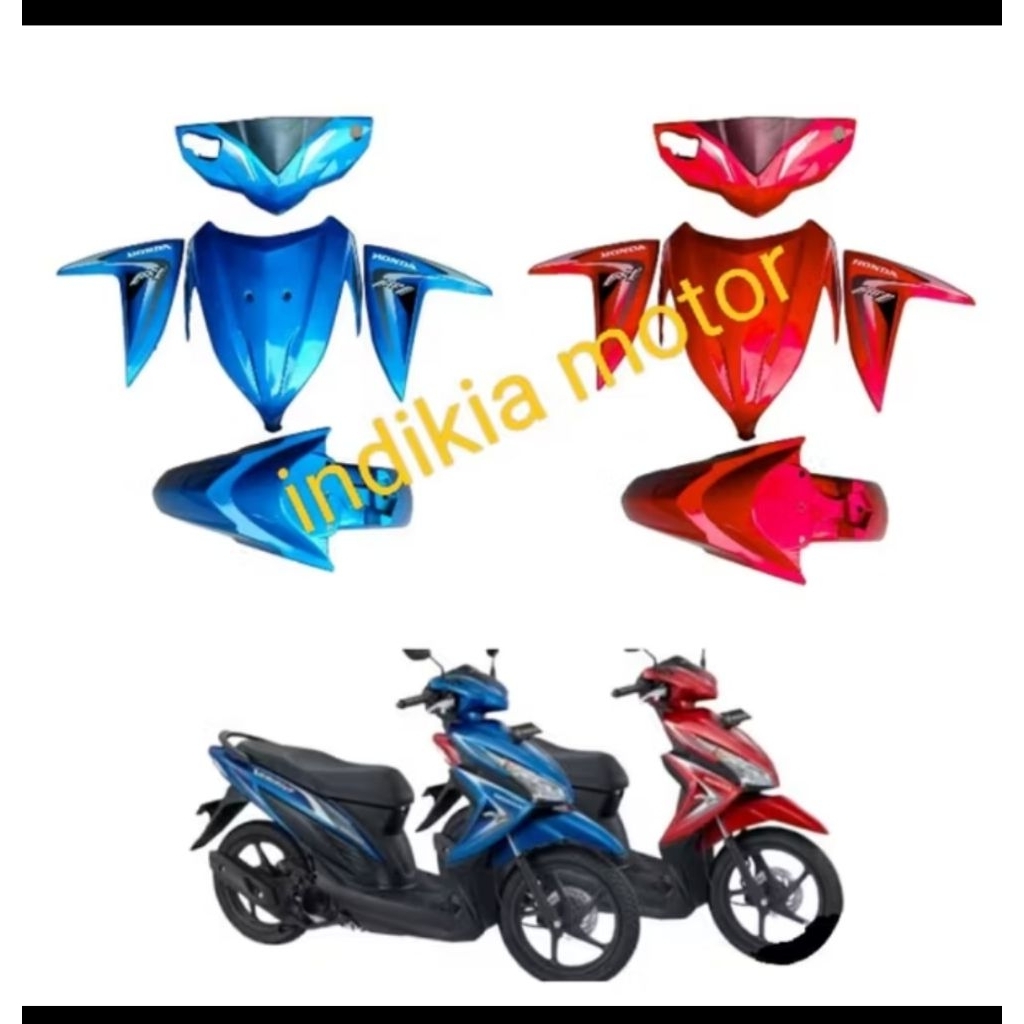 cover body bodi full halus vario 110 fi merah biru