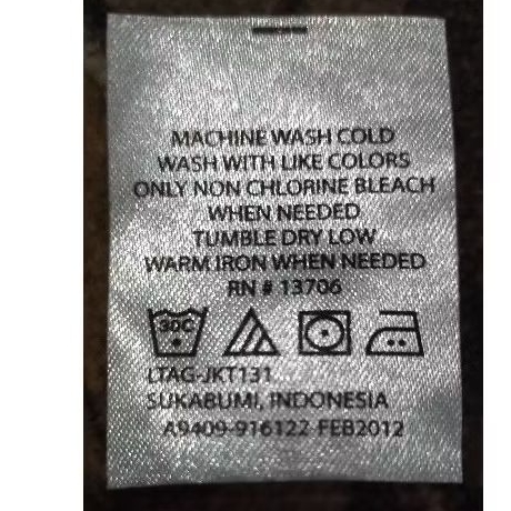 

tag label merek (Care, Flag)label tag cod13706 carhartt