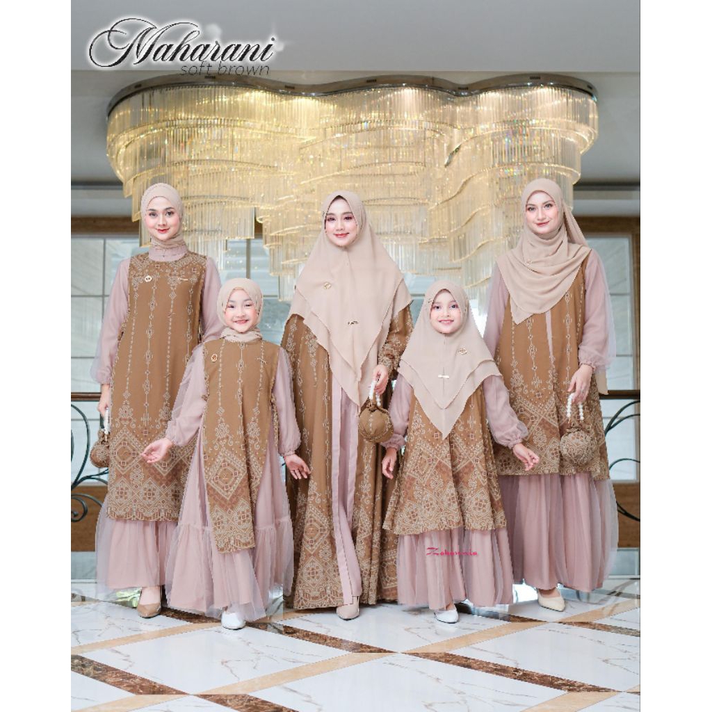 [PRE-ORDER] MAHARANI DRESS COUPLE BY ZABANNIA/ GAMIS FORMAL NON FORMAL/ GAMIS PESTA/ GAMIS BATIK/ GA