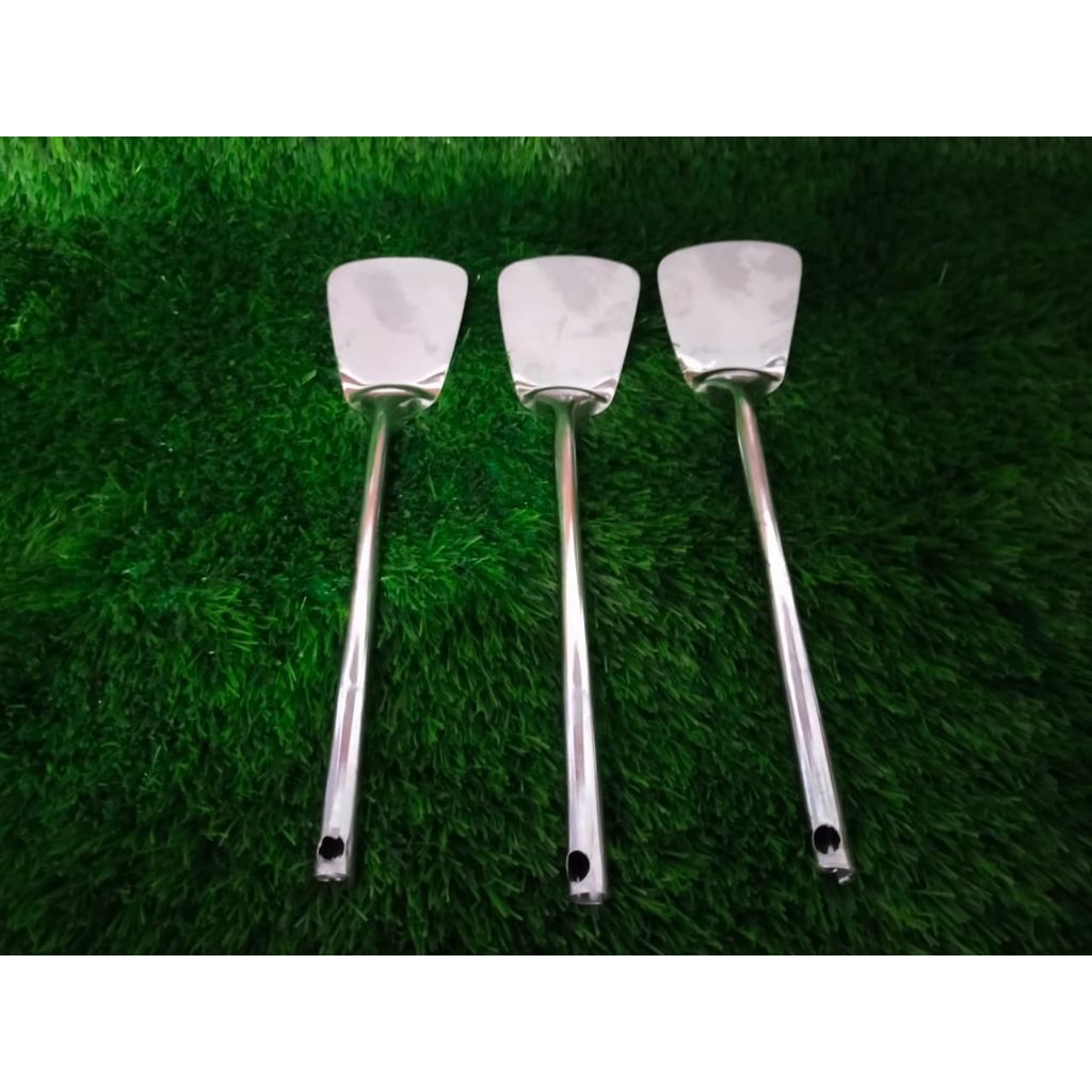 Solet/Sodet/Sutil terusan stainless pegangan pendek