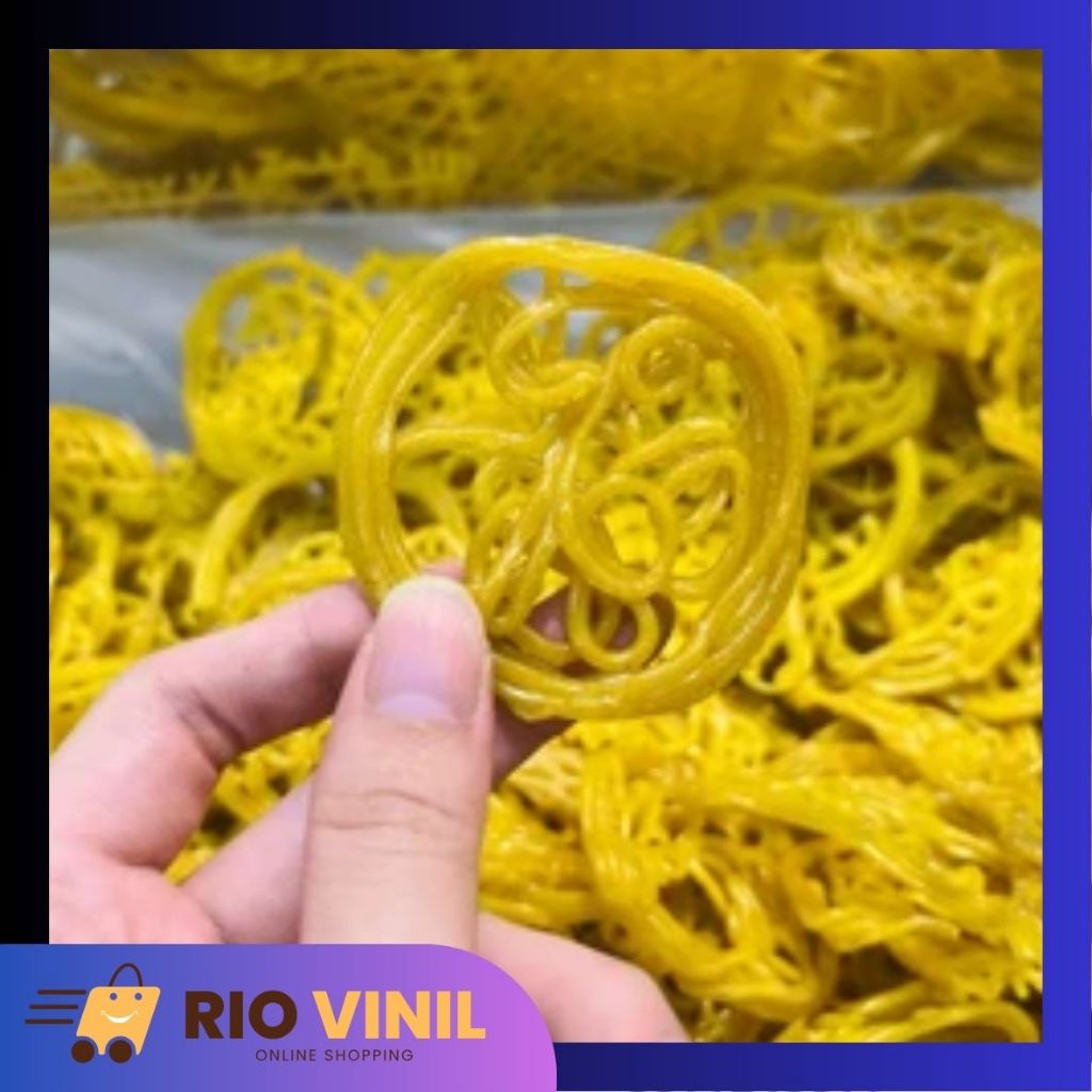 

Forcysn Kerupuk Mie Kuning Ciplok Sedang Mentah Kemasan 1 Kg