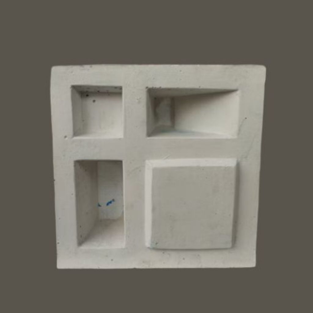 Cetakan Roster / Cetakan Loster Cetakan angin angin FIBER MINIMALIS 20X20