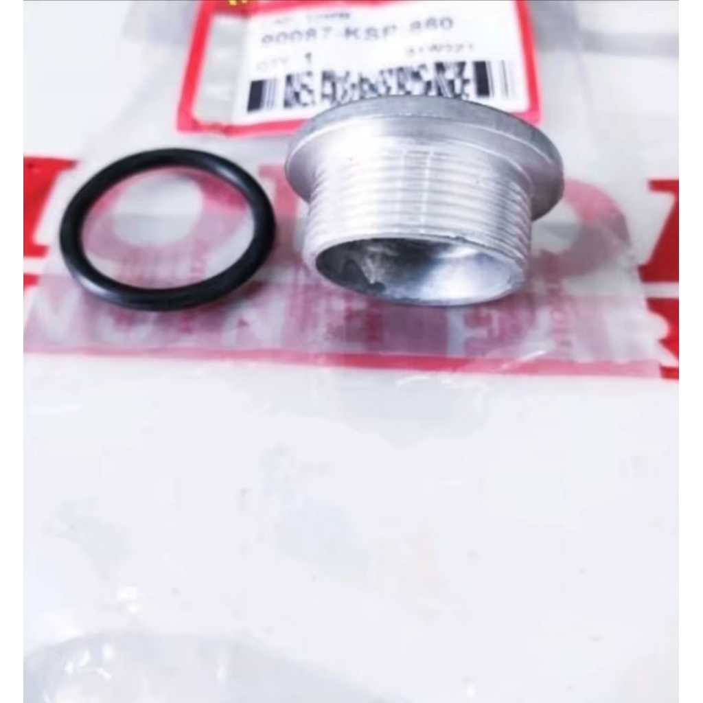 TUTUP MAGNET+SEAL ORING HONDA MEGAPRO NEW MONO SHOCK 90087-KSP-860 32MM ORIGINAL PRODUK BERKUALITAS
