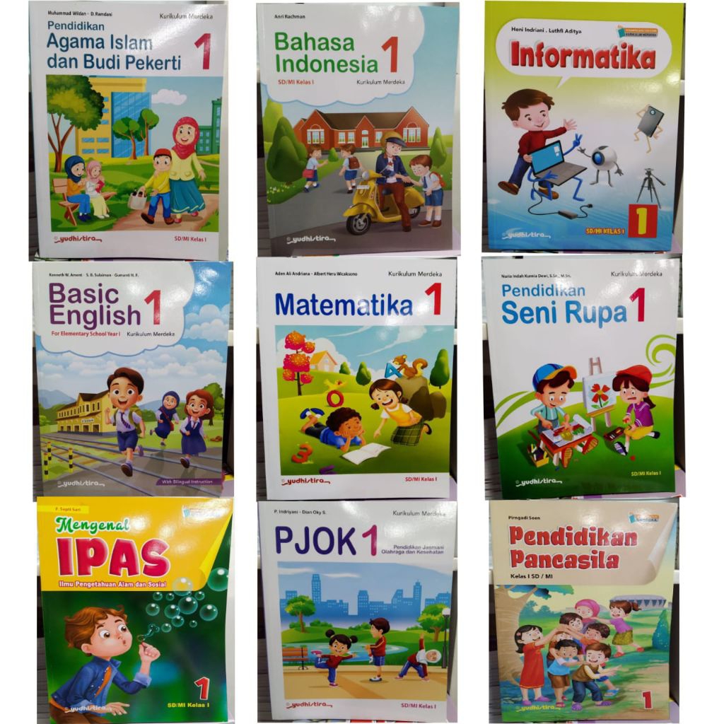 Pendidikan Pancasila Pendidikan Agama Islam Matematika Basic English Informatika Bahasa Indonesia PJ