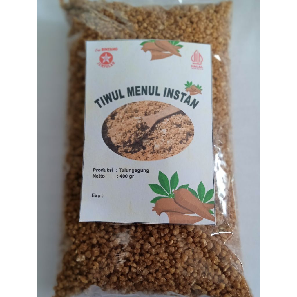 

Tiwul menul instan