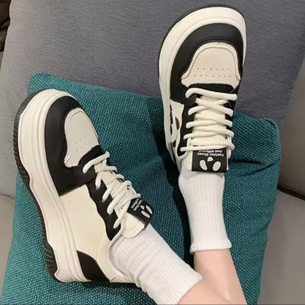 Sepatu Wanita Sneakers Perempuan Fitnes Keren Sneaker Spatu Sekolah Korean Style Keluarn 2025 Ser Se