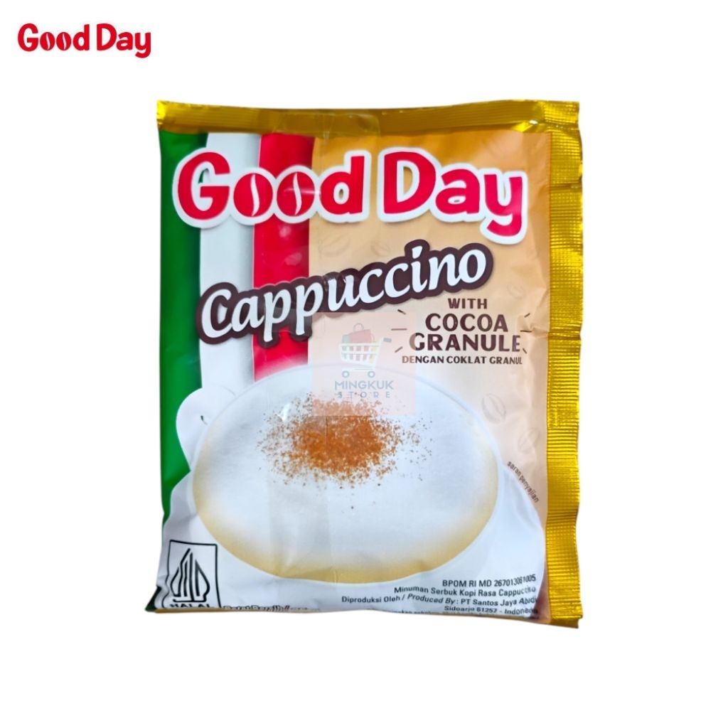 

Good Day Cappucino Sachet Isi 3