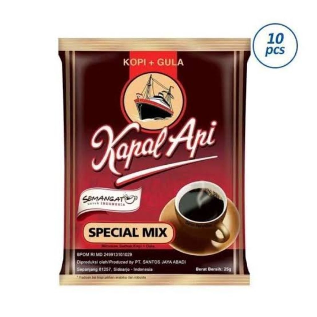 

kopi kapalapi special mix 1 renceng isi 10 sachet 25gr