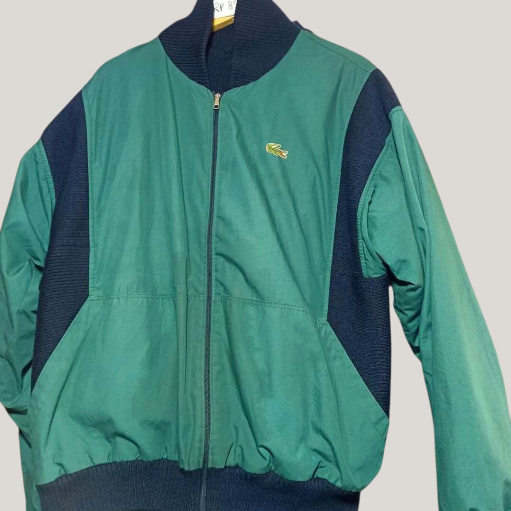 LACOSTE Reversible Bomber Jacket Jaket Bulak-Balik