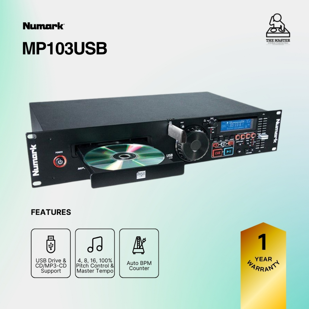 Numark MP103USB Professional USB & MP3 CD Player