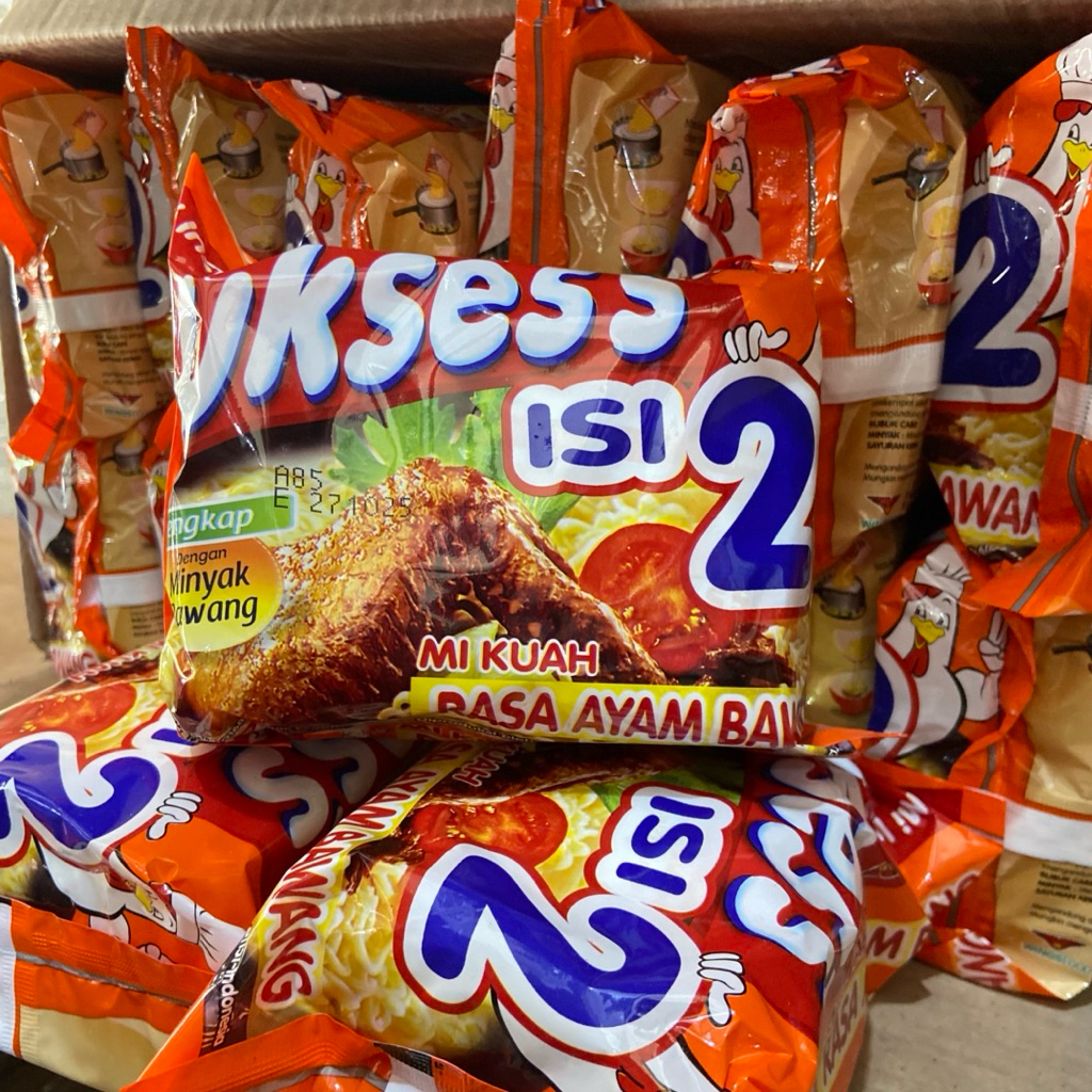 

Mie rebus Sukses isi 2 rasa ayam bawang 1pcs