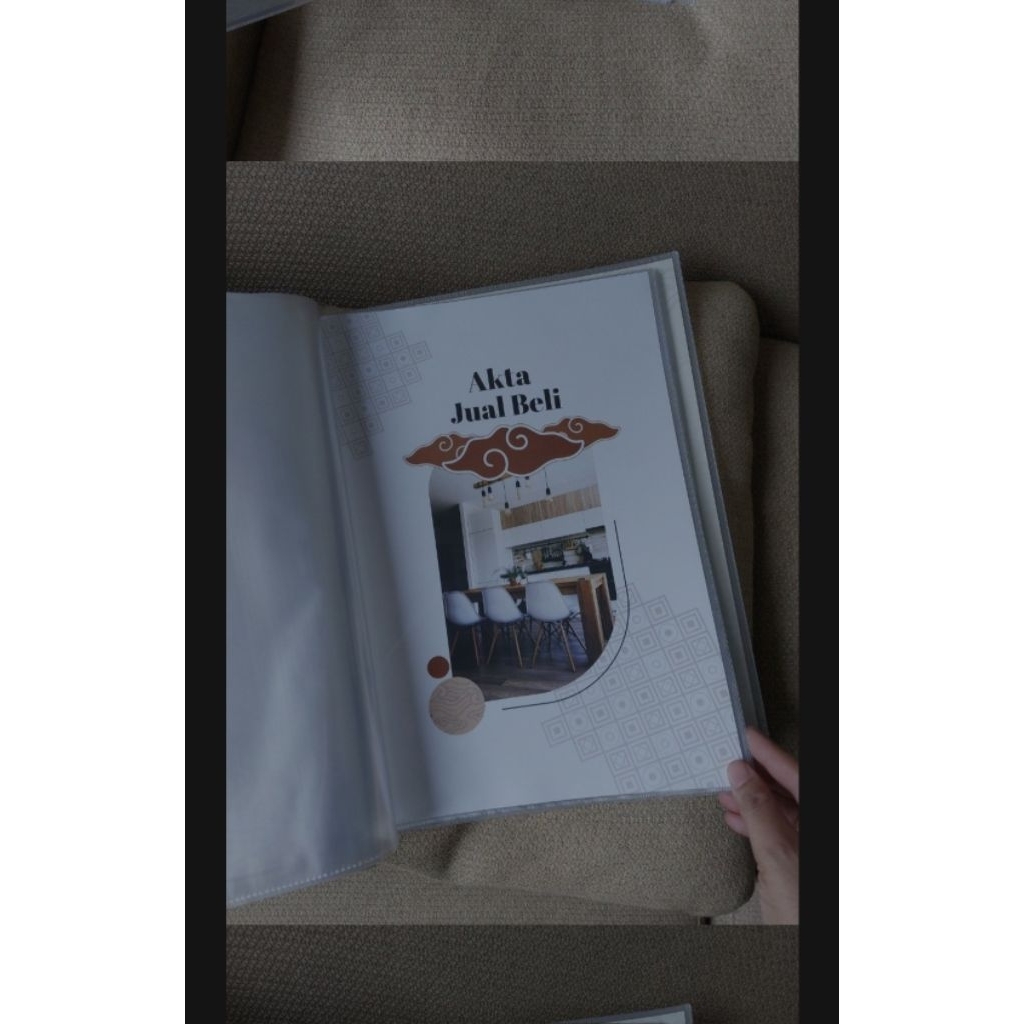 Tempat Map Buku Untuk Surat Berharga Sertifikat