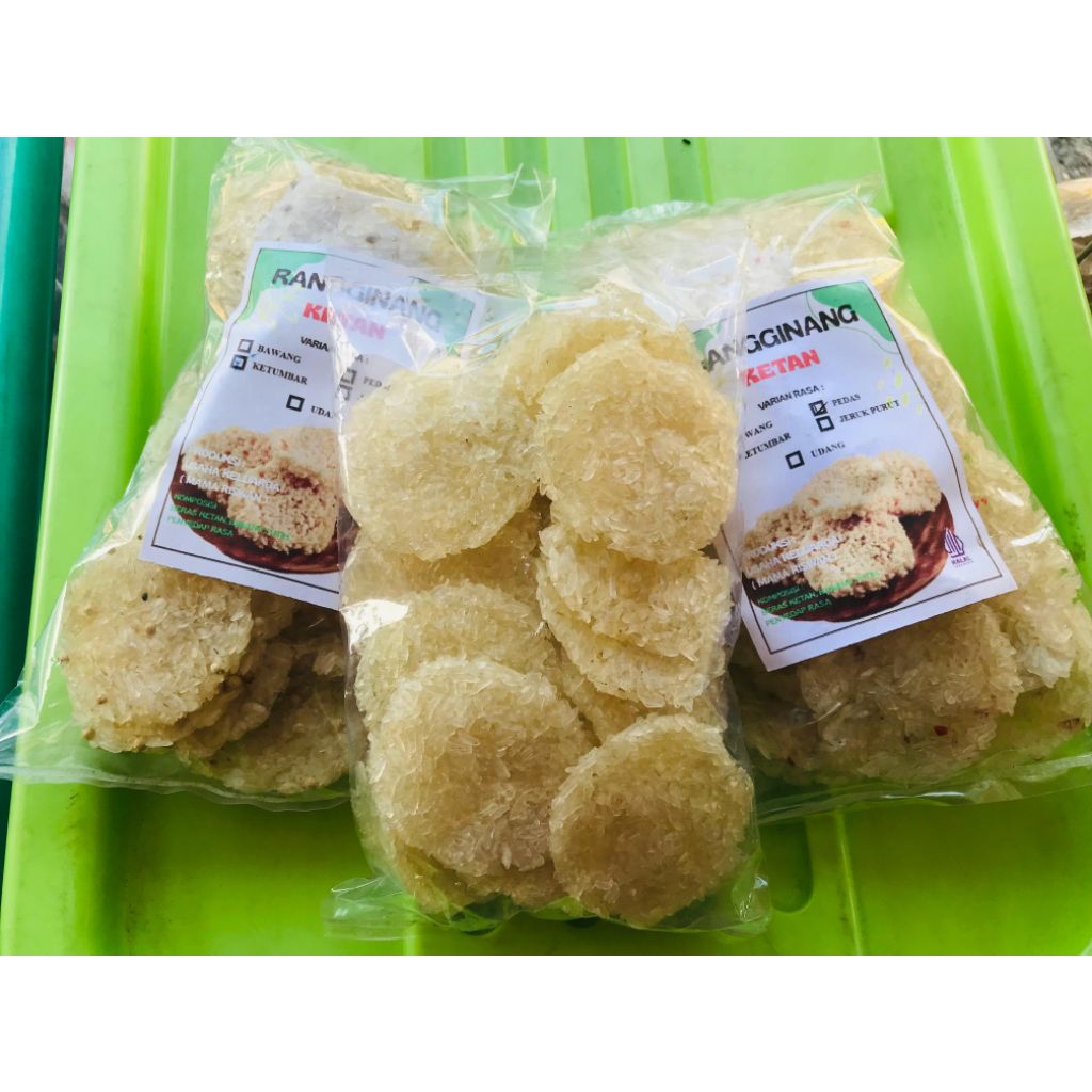 

Rengginang ketan mentah
