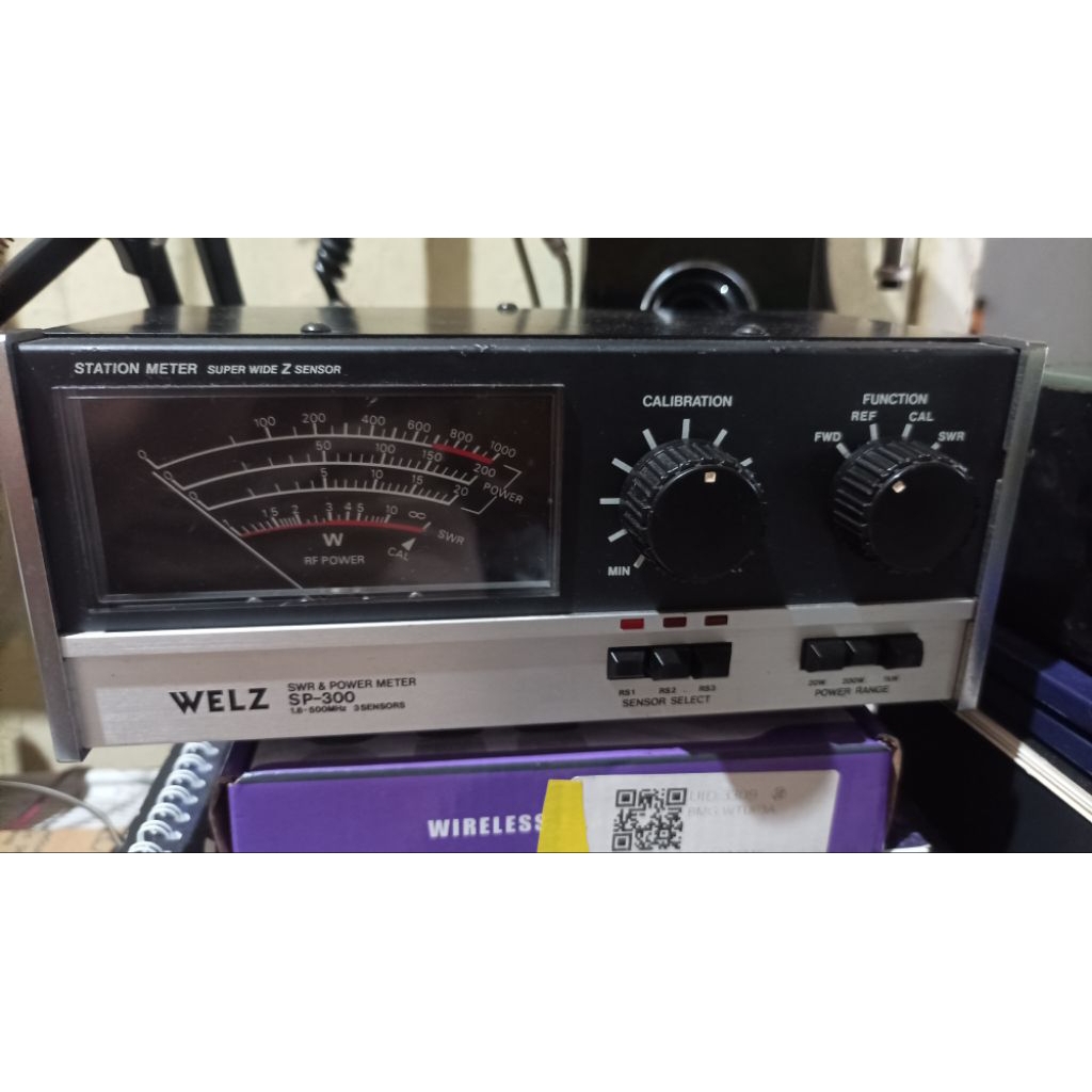 SWR WELZ SP300 HF UHF VHF