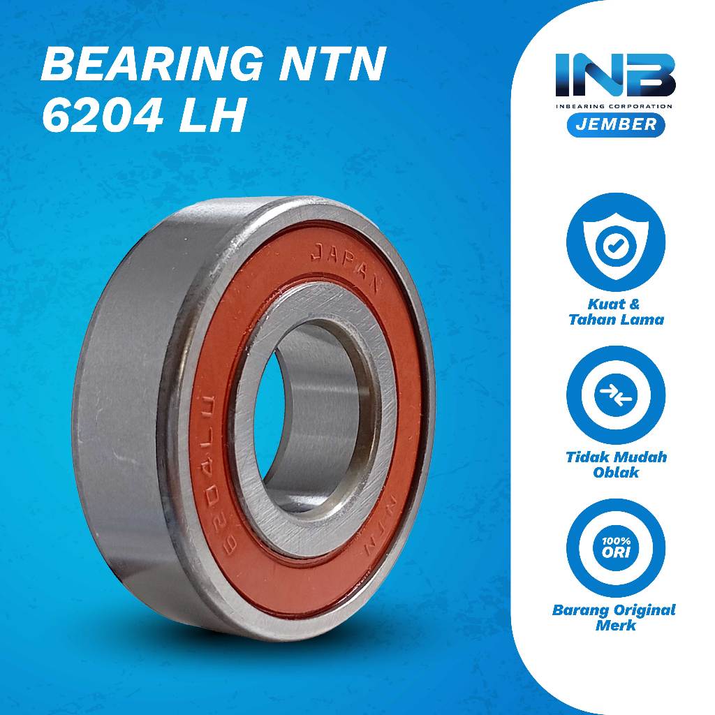 Laker Bearing 6204 LH NTN Bearing As Pully Vario Beat Mio Bearing Rasio Supra Revo Original NTN INB 