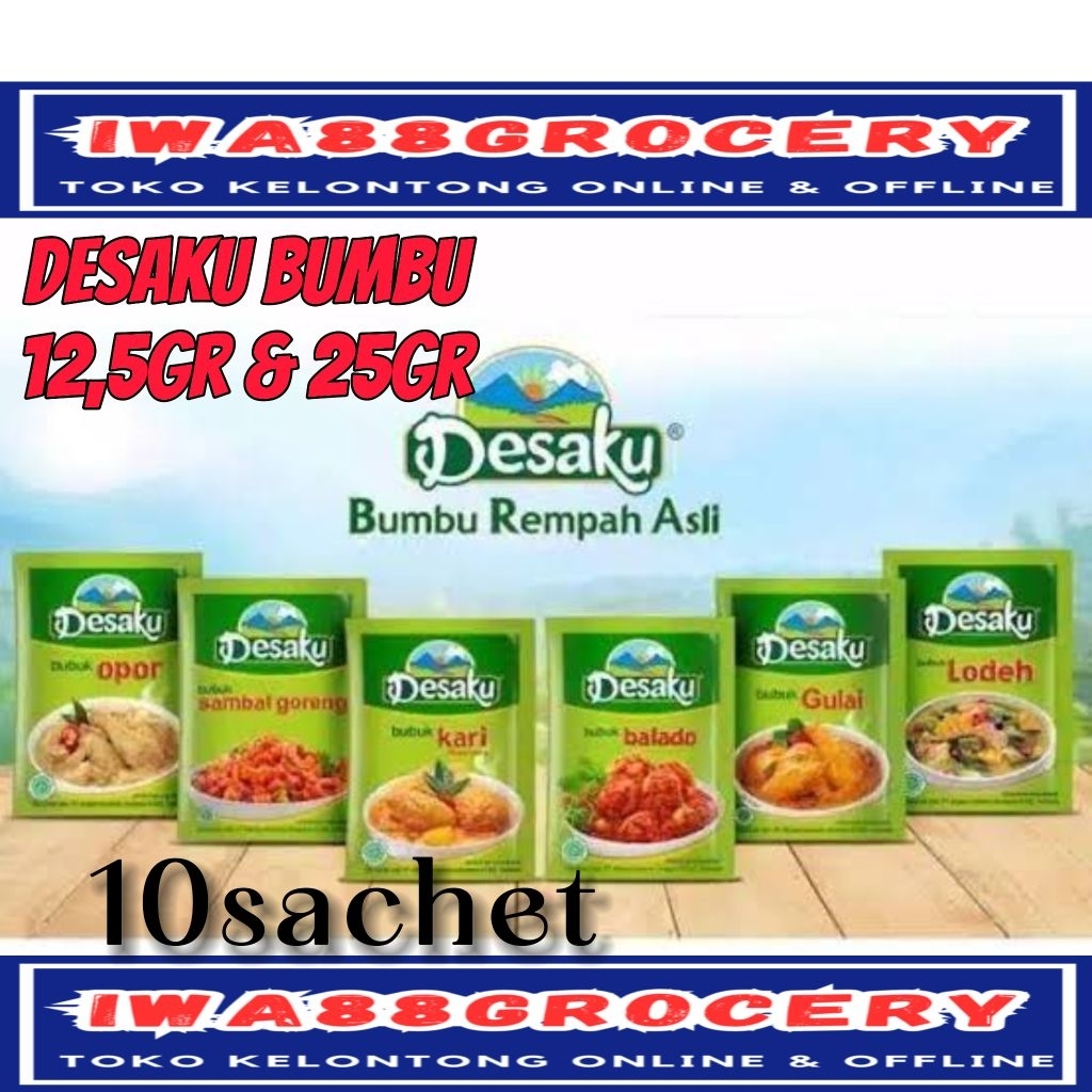 

desaku bumbu masak 10sachet all variant
