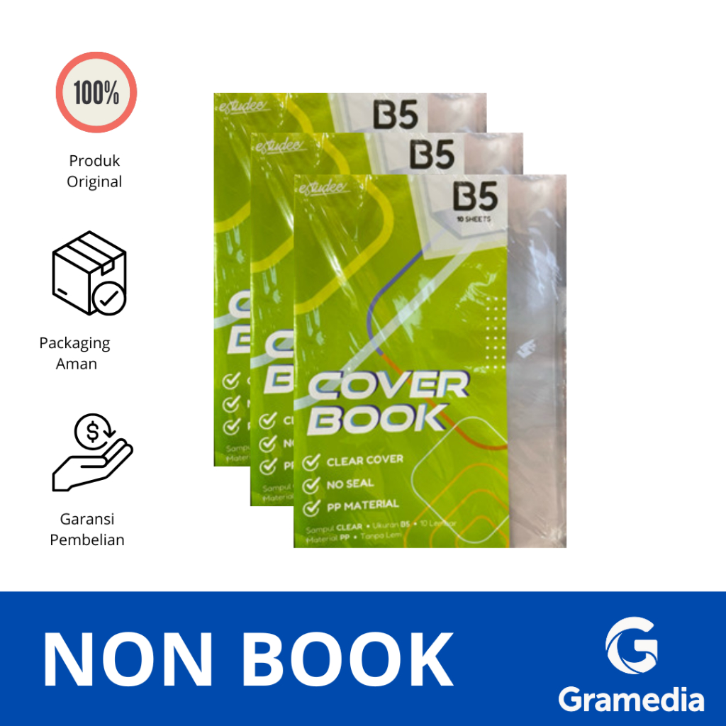 

Gramedia Daan Mogot - Estudee sampul PP B5 isi 10 K