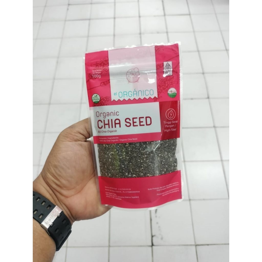 

EL ORGANICO ORGANIC CHIA SEED 100 GRM