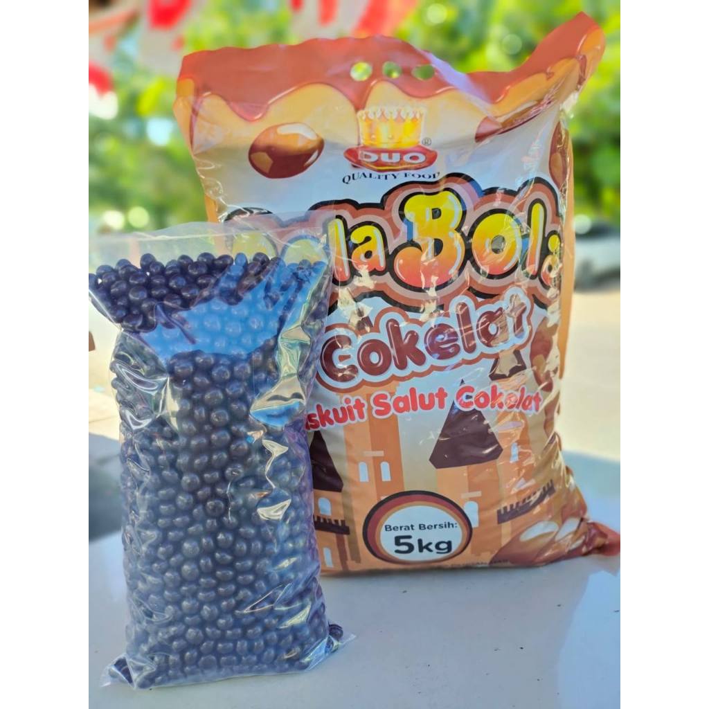 

[ 250gr ] Permen Biskuit Bola Bola Coklat Cap Duo / Camilan Snack Kiloan Murah