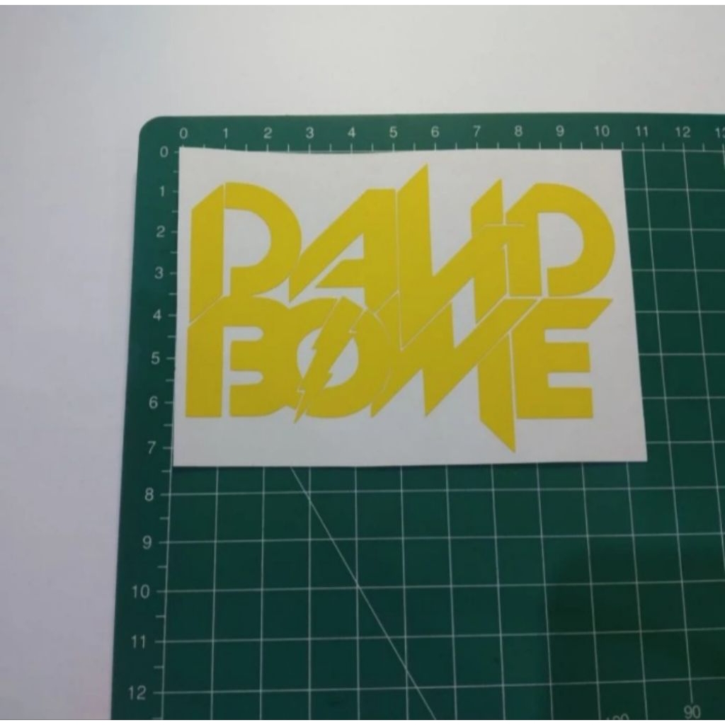 

stiker cutting David bowie