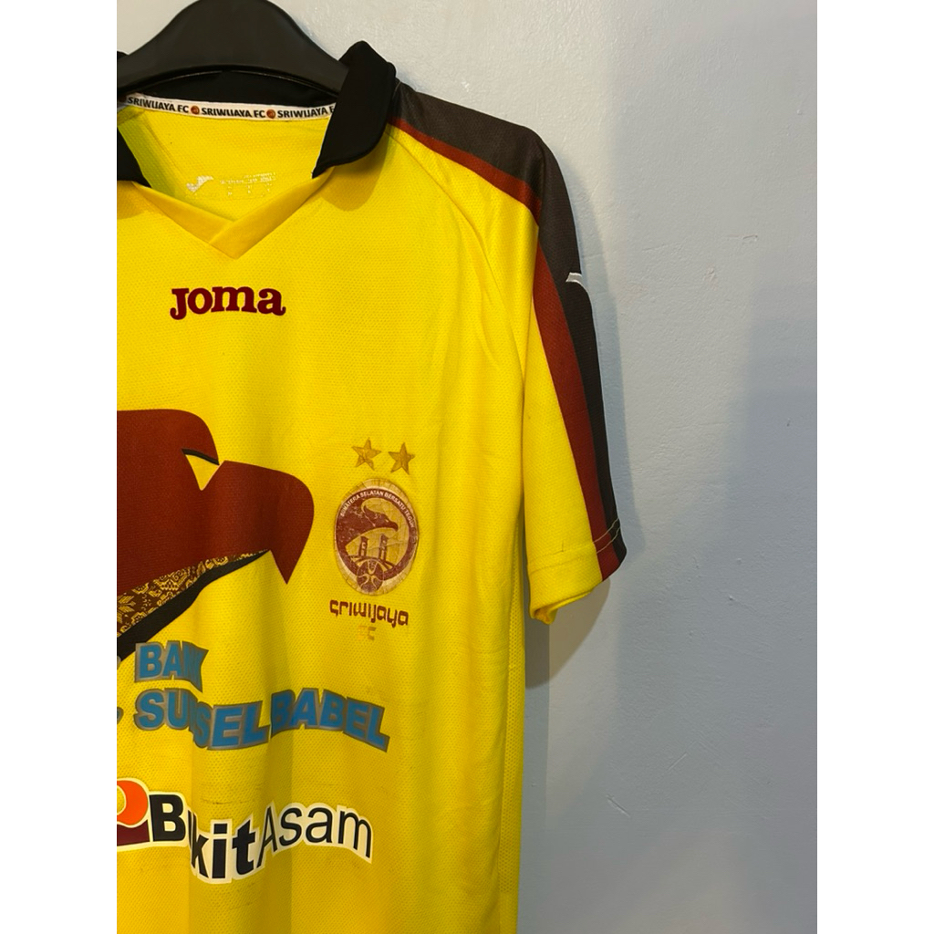 Jersey Sriwijaya FC 2014/15 Home Original Saiful Indra Cahya Signed joma