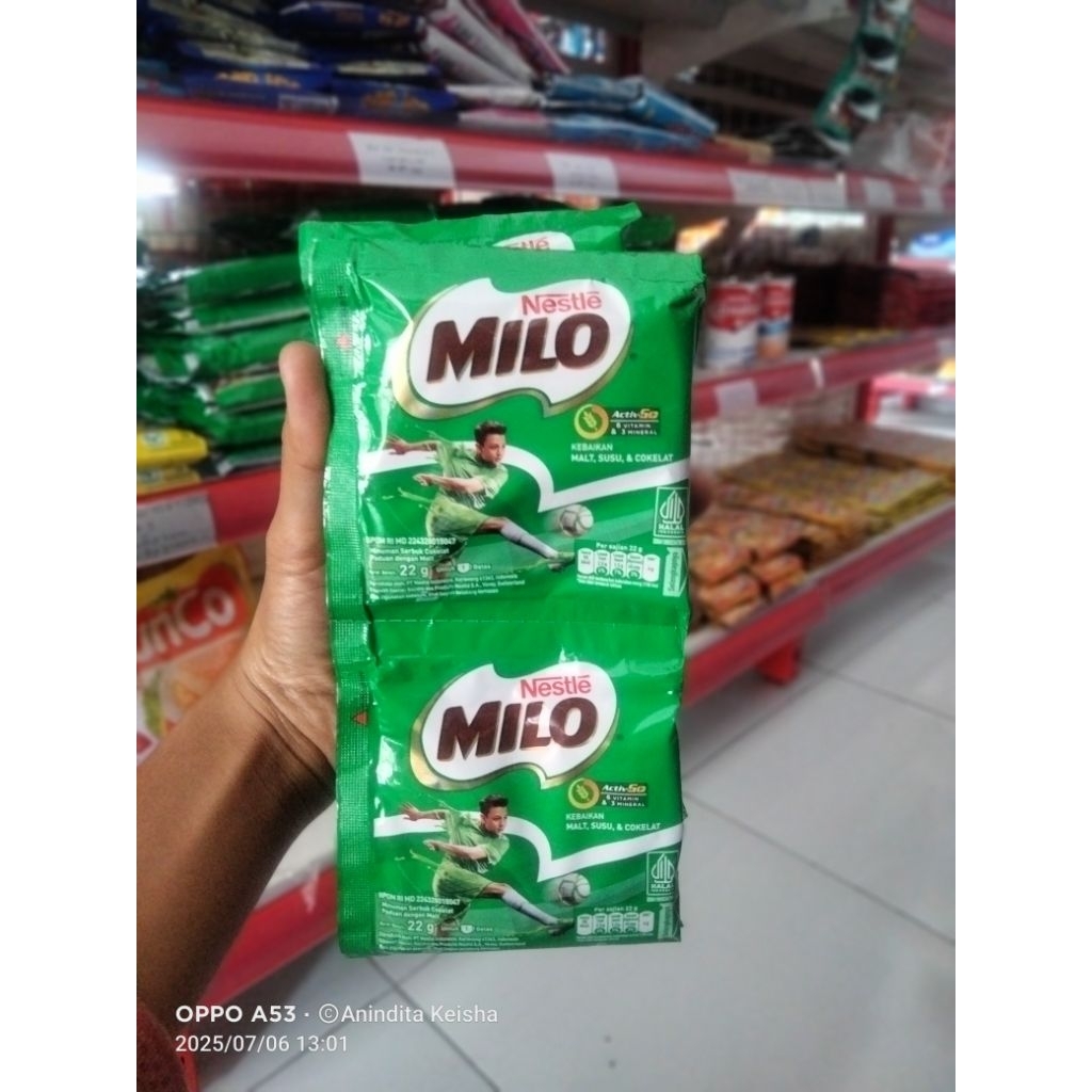 

MILO SASET RENTENG ISI 10 PCS x 22 g
