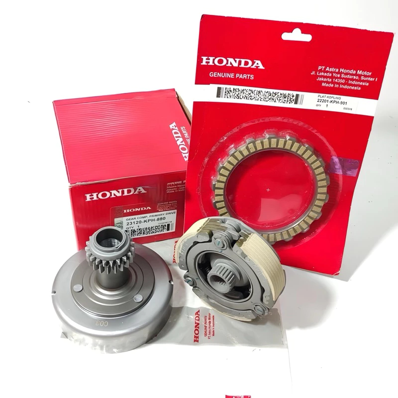 Paket Lonceng Mangkok Ganda Assy+Kampas Kopling KARISMA SUPRA X 125 BATMAN SUPRA X125 KARBU