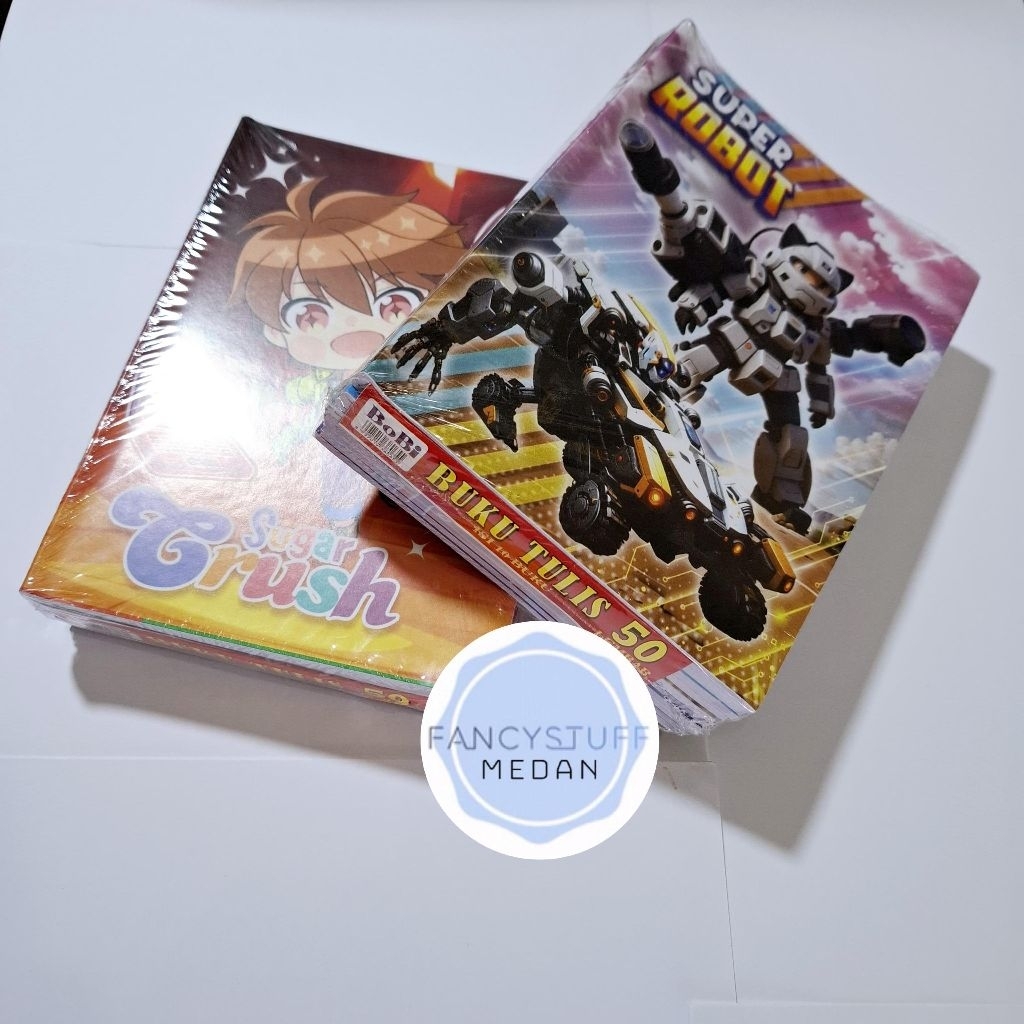 

Fancystuff - buku tulis bobi isi 50 lbr isi 10pcs / pack motif karakter