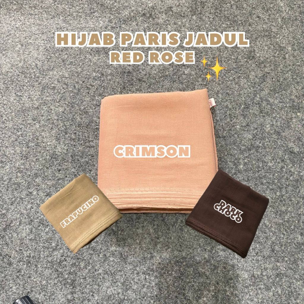 Hijab Paris jadul RedRose Varisha/Hijab Paris Jadul