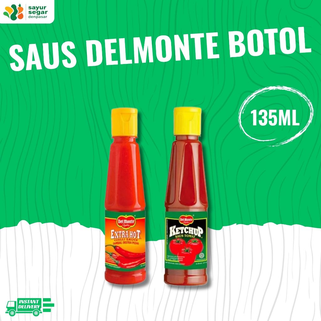 

Saus Delmonte Botol 135 ml - Sayur Segar Denpasar