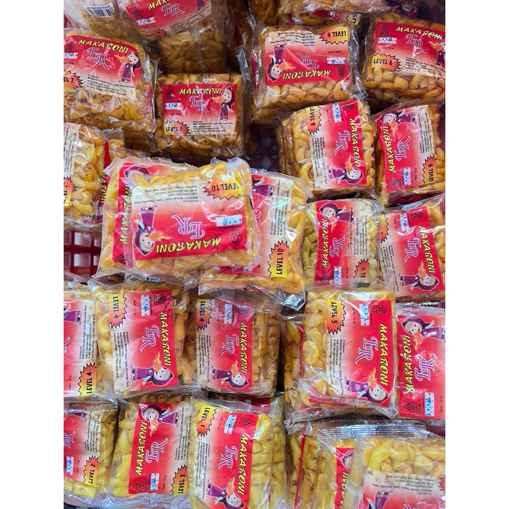 

Makaroni Er Marsha - Makaroni Level - Makaroni Pedas Gurih - Mix Isi 24