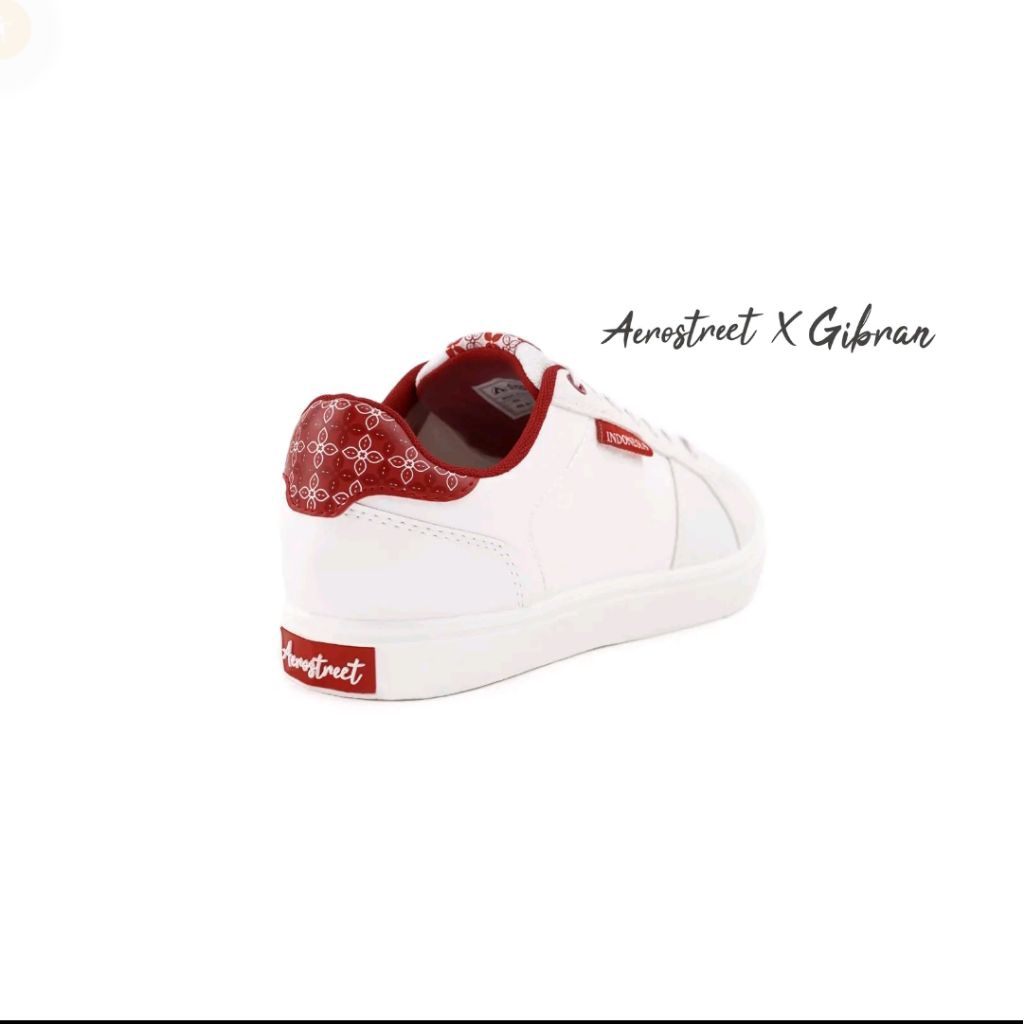 Aerostreet Gibran MERDEKA merah /putih / putih / sz 44