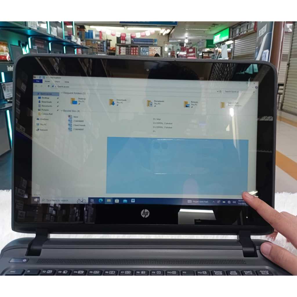 LEPTOP LAPTOP  SECOND HP PROBOOK  CORE I3 GEN 6 RAM 8GB SSD 128 GB 11,6 TOUCSCREEN: