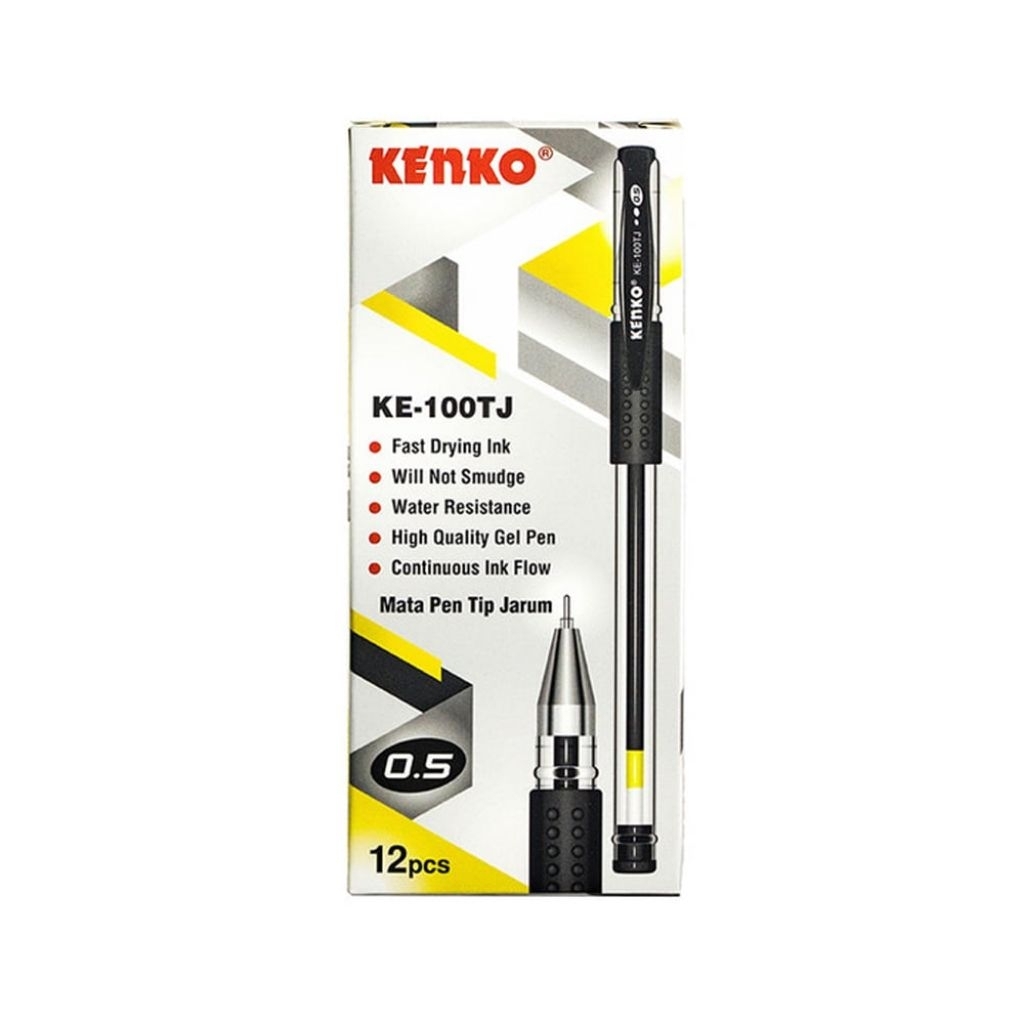 

Pulpen Gel Kenko KE100TJ HITAM (12 pcs) Terlaris