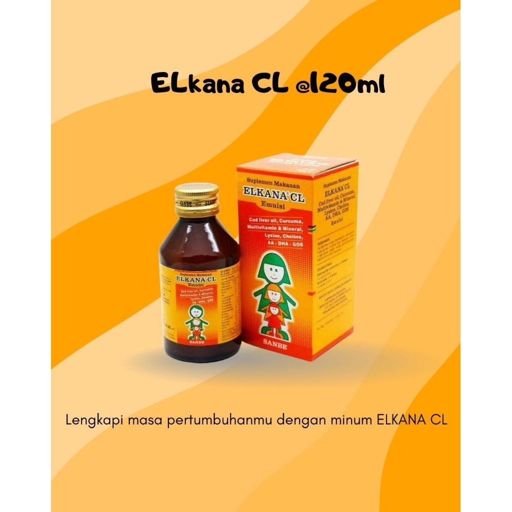 Elkana CL emulsi vitamin nafsu makan masa pertumbuhan