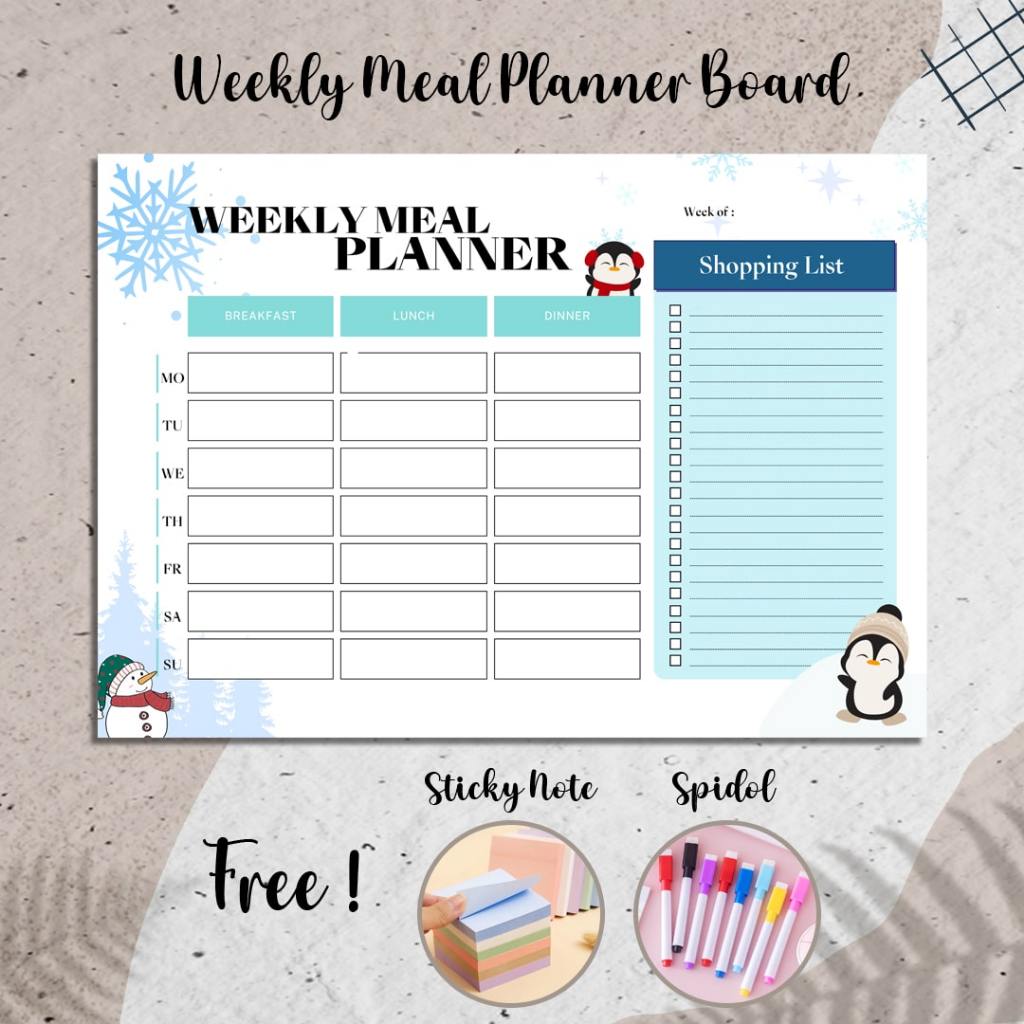 

Papan Planner | Meal Planner Board