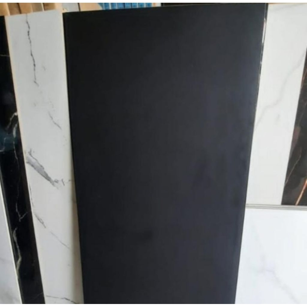 Granit Lantai 60×120 hitam doff pekat textur doff