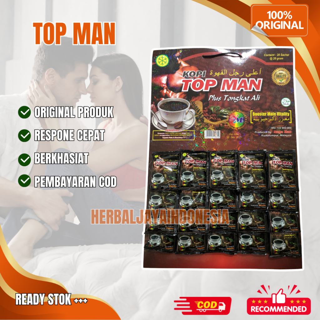 

Kopi Papan Top Man Original 20 Sachet