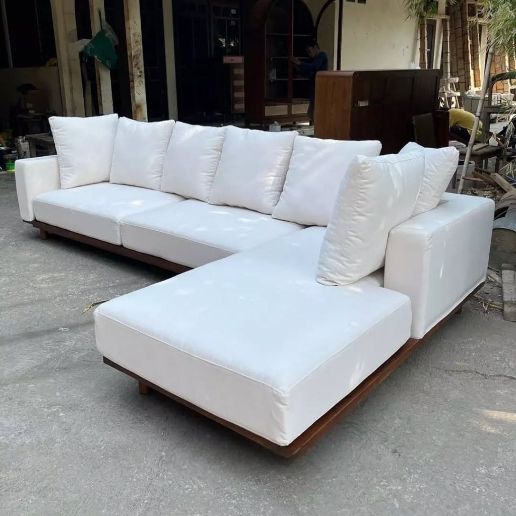 Sofa Tamu Kursi Sofa Tamu  Minimalis Kayu Jati