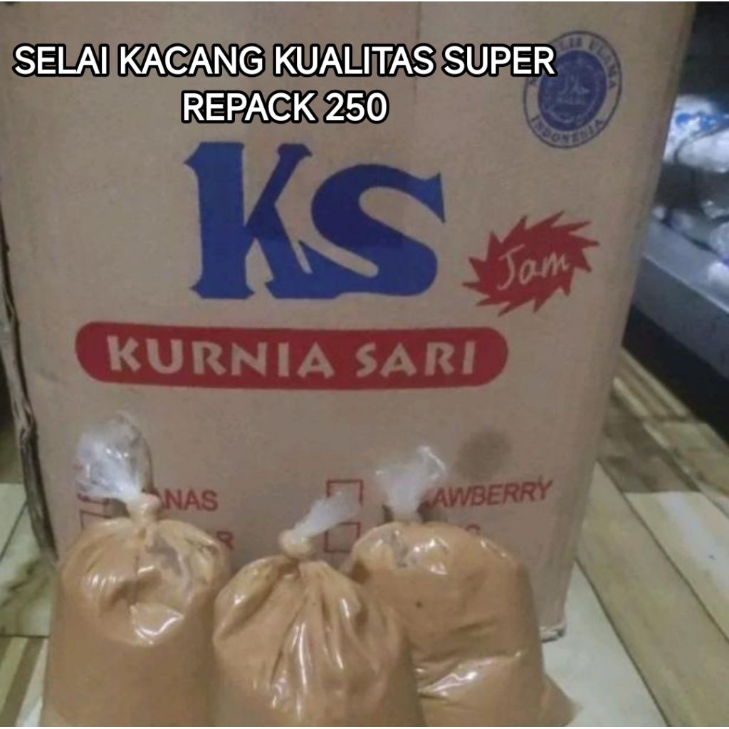

SELAI KACANG 250GR KURNIA SARI / KS - SELAI KACANG PREMIUM REPACK