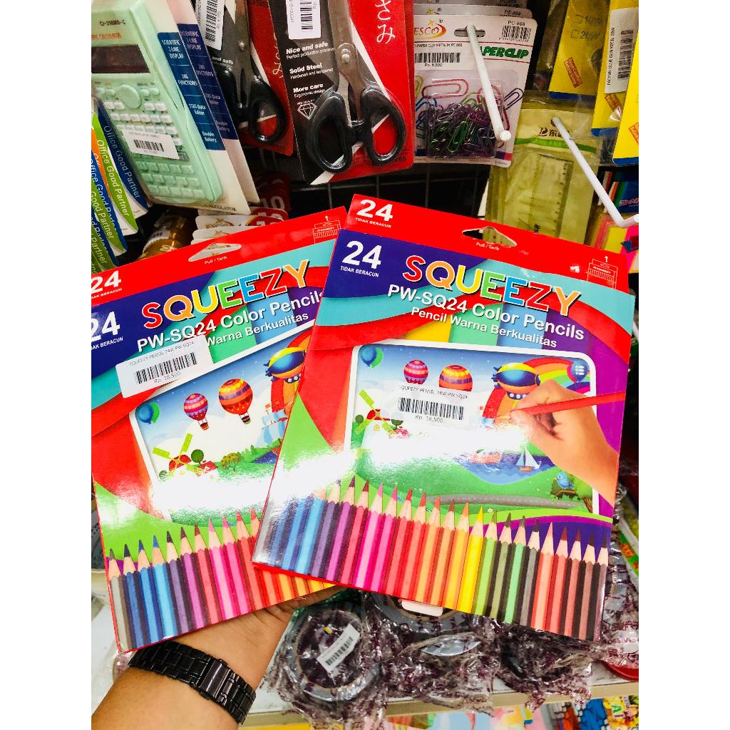 

SQUEEZY PENSILW PW SQ24 / PENSIL WARNA / KELER