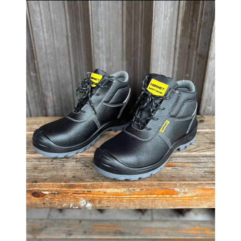 Sepatu Safety Hornet Kulit