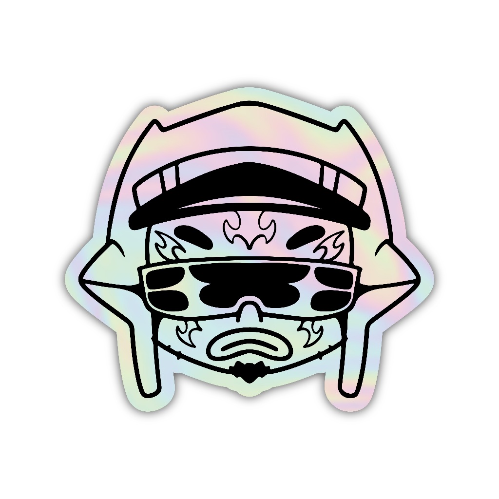 

Z468 sticker karakter y2k aesthetic, stiker hologram satuan