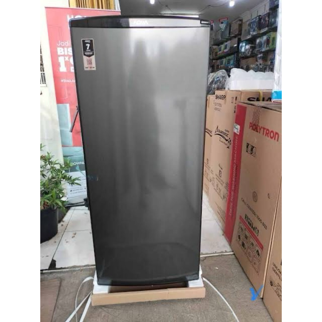 Freezer es batu 6 rak aqua aqf-s6. Freezer es batu aqua 6 rak low watt. freezer rak aqua 6 rak. Stan