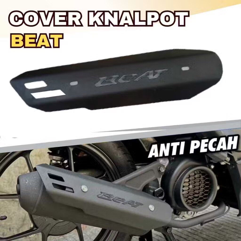 Cover Pelindung Knalpot Tutup Penutup Kenalpot Honda BeAT Karbu-BeAT Fi Cbs K25-BeAT Fi K25-BeAT Pop