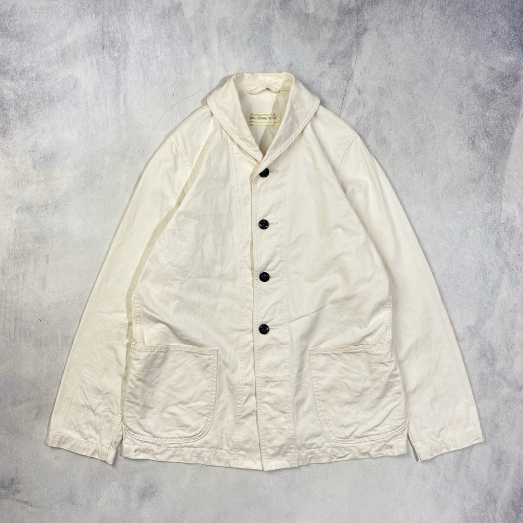 Jelado Japan Liberty Coat HBT USN Shawl Collar WWII Repro Military Casual Harrington Work Jacket